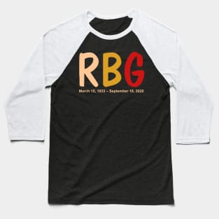 Ruth Bader Ginsburg  Notorious RBG Love Rbg Baseball T-Shirt